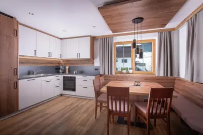 Küche/Küchenzeile in der Unterkunft Pension-Appartement Sonnwend