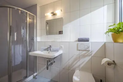 Ein Badezimmer in der Unterkunft Frühstückspension Sport Mayr