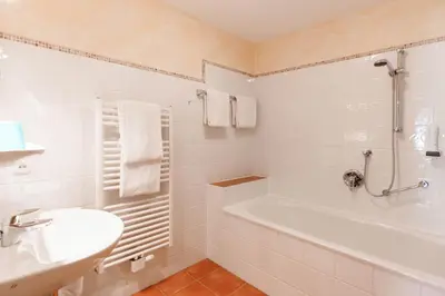 Ein Badezimmer in der Unterkunft Alimonte Romantic Appartements