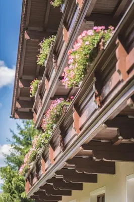 Ein Balkon oder eine Terrasse in der Unterkunft Haus Kristall