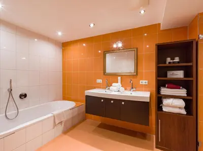 Ein Badezimmer in der Unterkunft Hotel Feichter