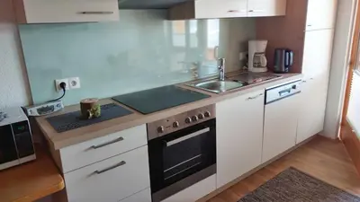 Küche/Küchenzeile in der Unterkunft Apartment Greidlerhof