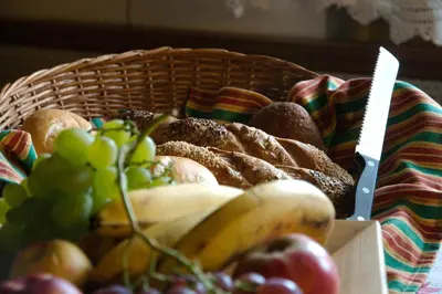 Essen im Bed & Breakfast oder in der Nähe