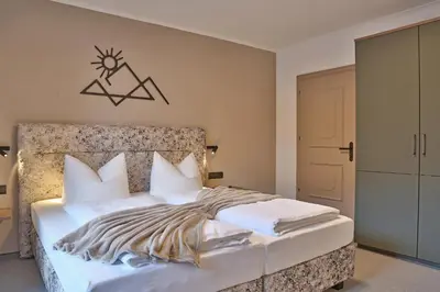 Ein Bett oder Betten in einem Zimmer der Unterkunft Haus Hildegard