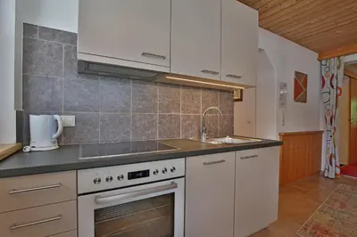 Küche/Küchenzeile in der Unterkunft Haus Hildegard