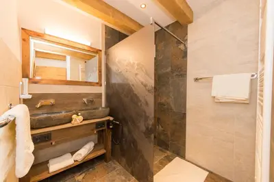 Ein Badezimmer in der Unterkunft Appartement Berghof