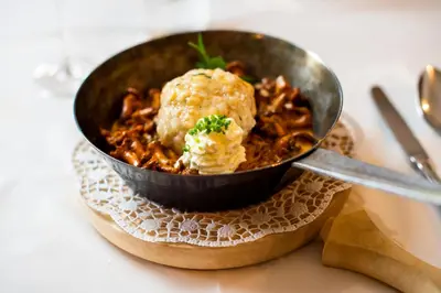 Essen in der Pension oder in der Nähe