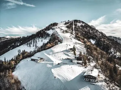 Scheibenwald Hütte im Winter