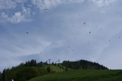 Naturlandschaft in der Nähe des Ferienhauses
