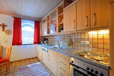 Küche/Küchenzeile in der Unterkunft Appartement Jöchl