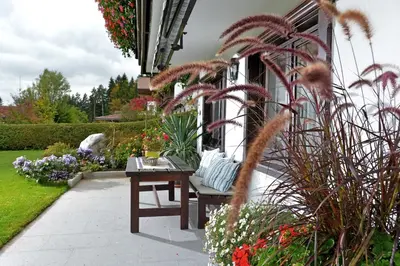 Ein Garten an der Unterkunft Appartement Jöchl