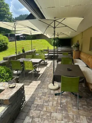 Ein Garten an der Unterkunft Schatzberg-Haus Auffach