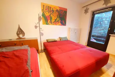 Ein Bett oder Betten in einem Zimmer der Unterkunft Apartement GYARMATY