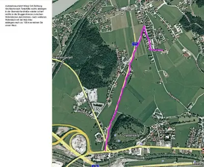 Grundriss der Unterkunft Waldschönau