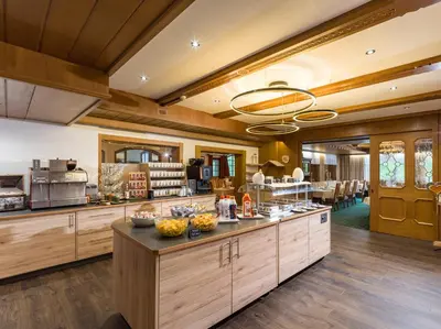 Küche/Küchenzeile in der Unterkunft Hotel Sonnschein