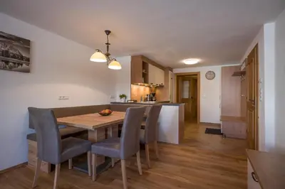 Küche/Küchenzeile in der Unterkunft Appartement Reischerhof