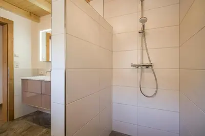 Ein Badezimmer in der Unterkunft Appartement Reischerhof