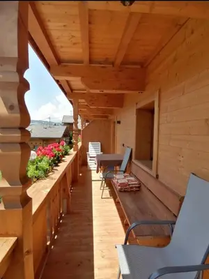 Ein Balkon oder eine Terrasse in der Unterkunft Haus Raimund 