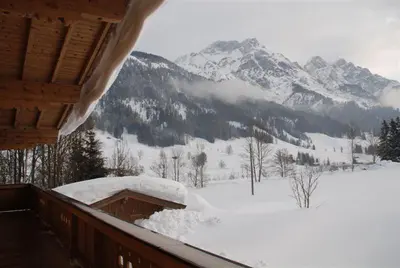 Landhaus Gertrude Eder im Winter