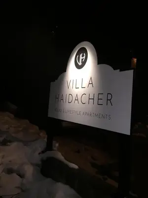 Ein Zertifikat, Auszeichnung, Logo oder anderes Dokument, das in der Unterkunft Villa Haidacher Relax & Lifestyle Apartments ausgestellt ist