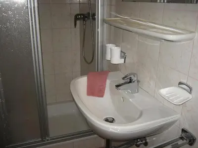 Ein Badezimmer in der Unterkunft Bahlerhof - Luxner Annelies