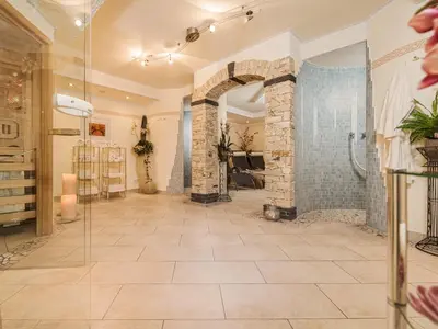 Ein Badezimmer in der Unterkunft Haus Christine