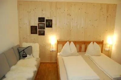 Ein Bett oder Betten in einem Zimmer der Unterkunft Landhaus Neussl