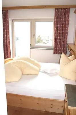 Ein Bett oder Betten in einem Zimmer der Unterkunft Schweinberger Sixtus