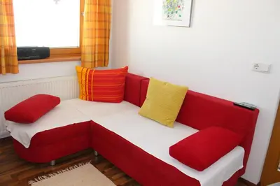 Ein Bett oder Betten in einem Zimmer der Unterkunft Ferienwohnung Hollaus Elisabeth