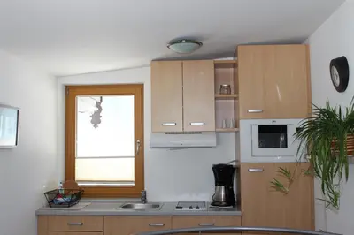 Küche/Küchenzeile in der Unterkunft Ferienwohnung Hollaus Elisabeth