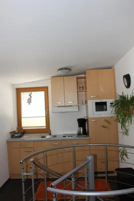 Küche/Küchenzeile in der Unterkunft Ferienwohnung Hollaus Elisabeth