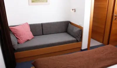 Ein Sitzbereich in der Unterkunft Apart Hannah