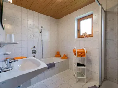 Ein Badezimmer in der Unterkunft Ferienwohnung Huber