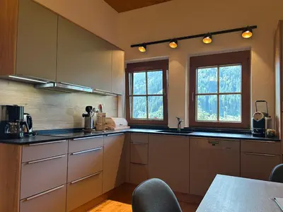 Küche/Küchenzeile in der Unterkunft Hochfeldhof - Im Urlaub Zuhause