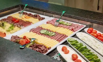 Essen im Hotel oder in der Nähe