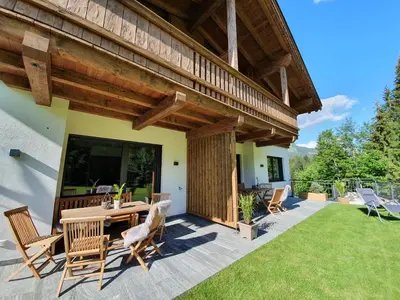 Ein Garten an der Unterkunft Zeitfrei Chalet Apartments