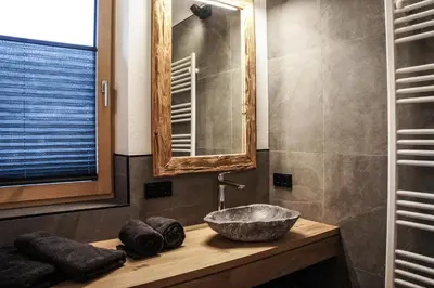 Ein Badezimmer in der Unterkunft Zeitfrei Chalet Apartments