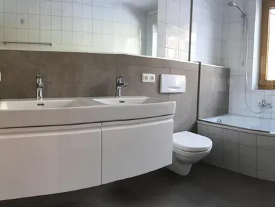 Ein Badezimmer in der Unterkunft Unterbachblick