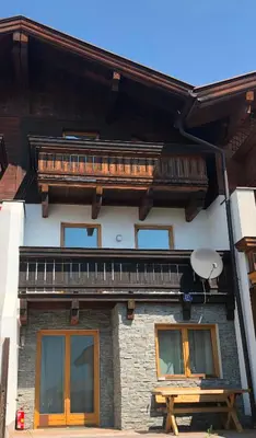 Ein Balkon oder eine Terrasse in der Unterkunft Unterbachblick