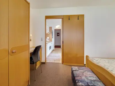 Ein Bett oder Betten in einem Zimmer der Unterkunft Chalet in Fügenberg near Spieljoch Ski Lift