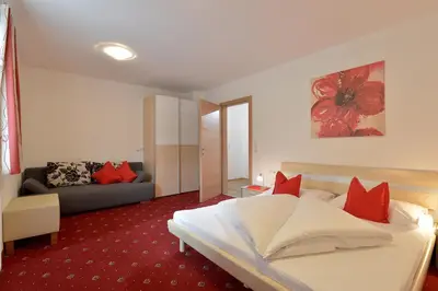 Ein Bett oder Betten in einem Zimmer der Unterkunft Ferienhaus Gredler