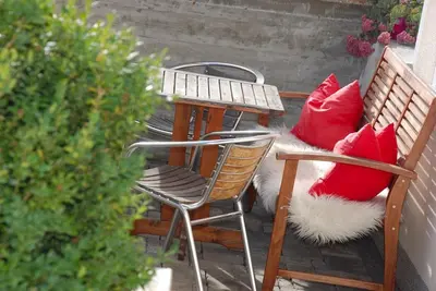 Ein Balkon oder eine Terrasse in der Unterkunft Apartment Erler