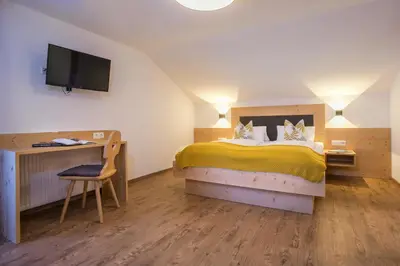 Ein Bett oder Betten in einem Zimmer der Unterkunft Badererhof Christine Wechselberger