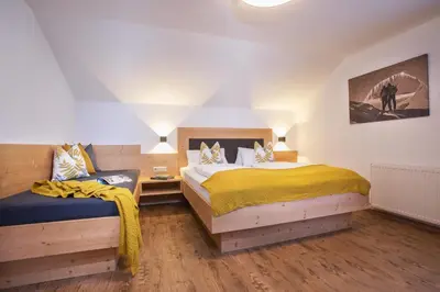 Ein Bett oder Betten in einem Zimmer der Unterkunft Badererhof Christine Wechselberger