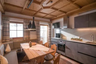 Küche/Küchenzeile in der Unterkunft Koasa Chalet