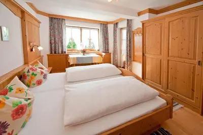 Ein Bett oder Betten in einem Zimmer der Unterkunft Hauser's Ferienhof