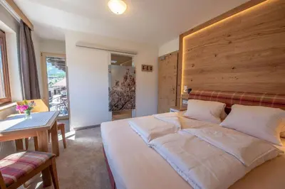 Ein Bett oder Betten in einem Zimmer der Unterkunft Hölzl Bed & Breakfast