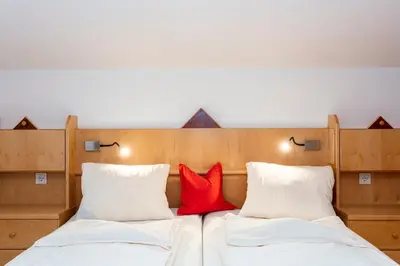 Ein Bett oder Betten in einem Zimmer der Unterkunft Hölzl Bed & Breakfast