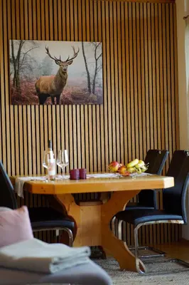 Ein Sitzbereich in der Unterkunft Haus Schrettl Hintergrünholz