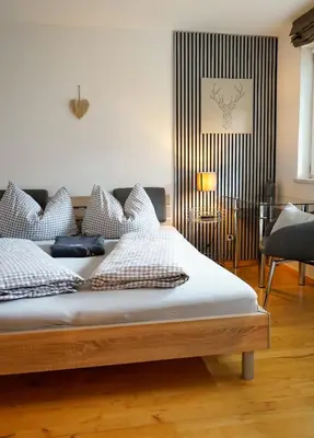 Ein Bett oder Betten in einem Zimmer der Unterkunft Haus Schrettl Hintergrünholz
